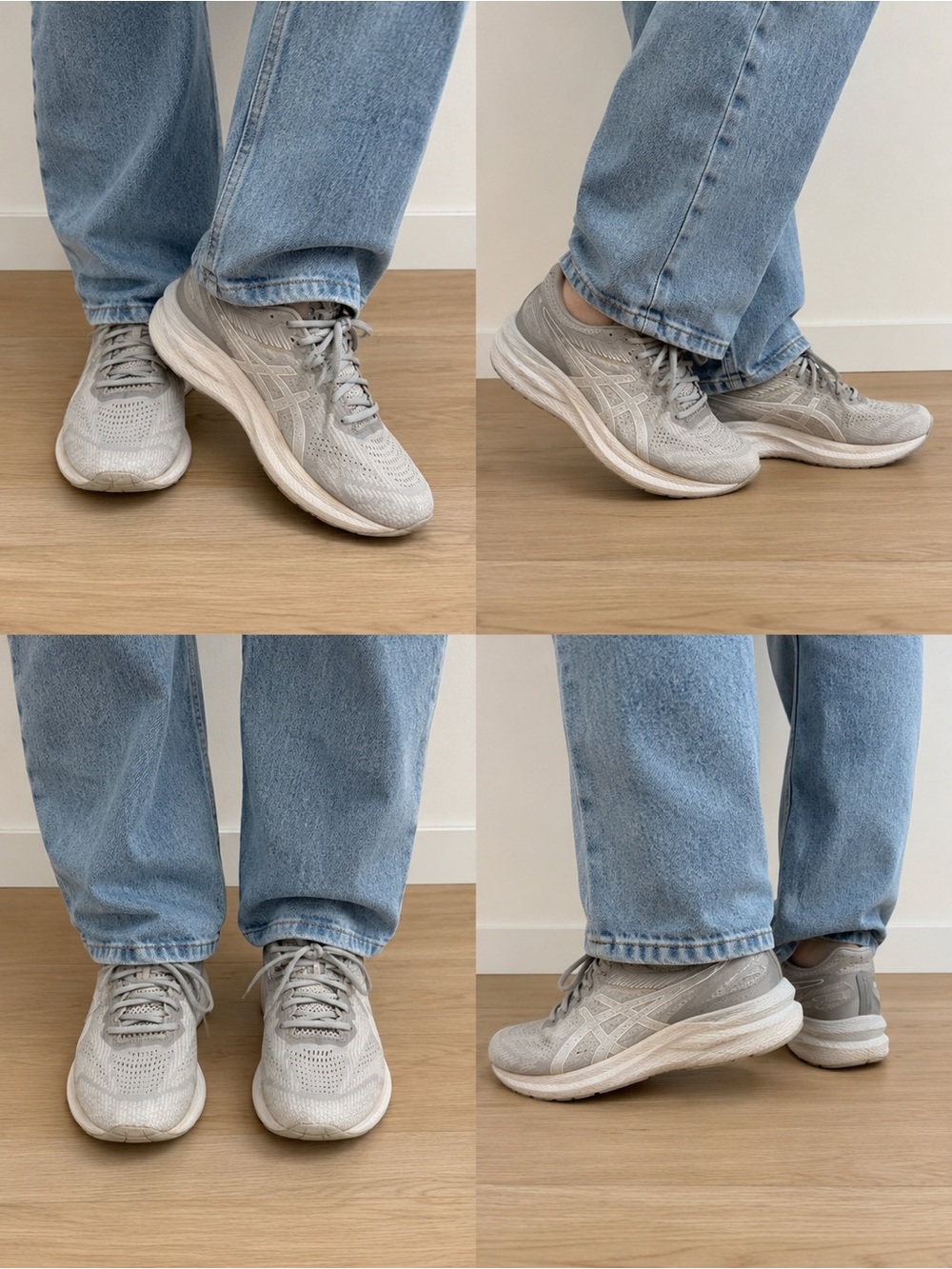 Asics Light Gray Athletic Sneakers
